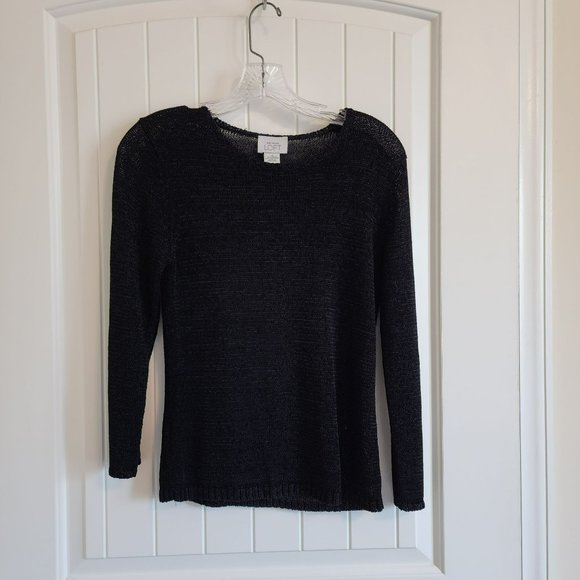 Ann Taylor Loft Black Sweater Size Medium - Picture 6 of 10